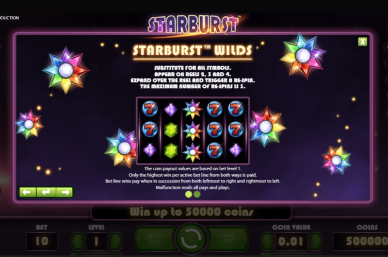Starburst Slots Info