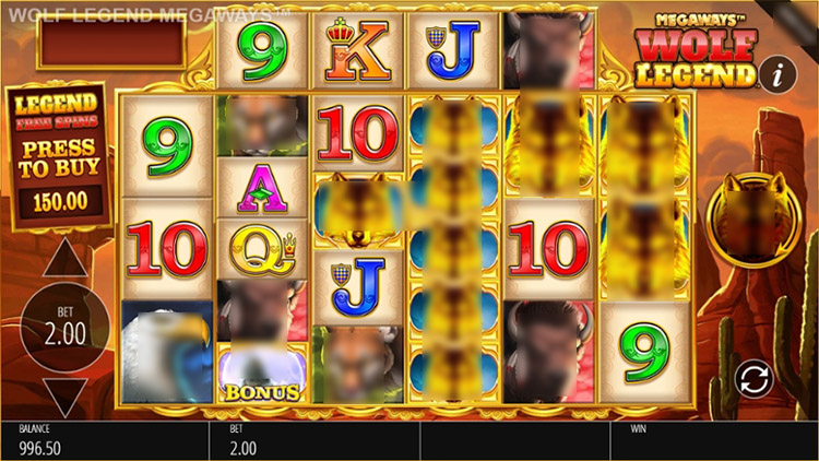 Wolf Legend Megaways Slot