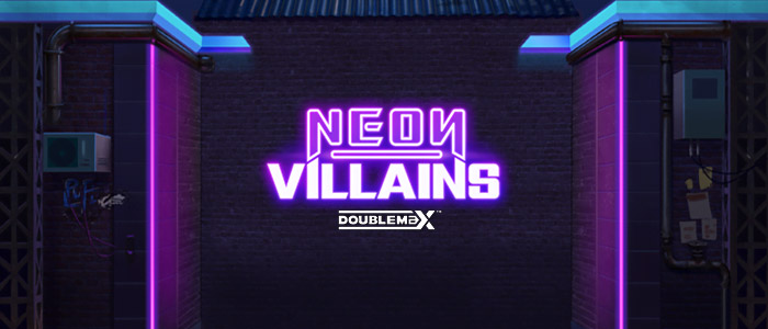 Neon Villains DoubleMax Slot Logo No Deposit Slots