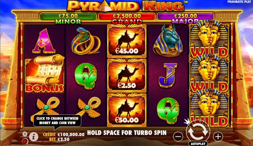 Pyramid King Slot Reels