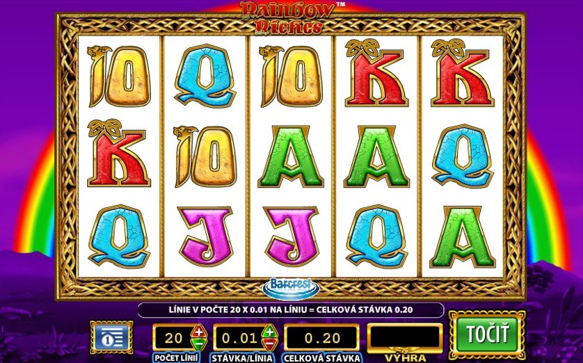 Rainbow Riches Slots reels