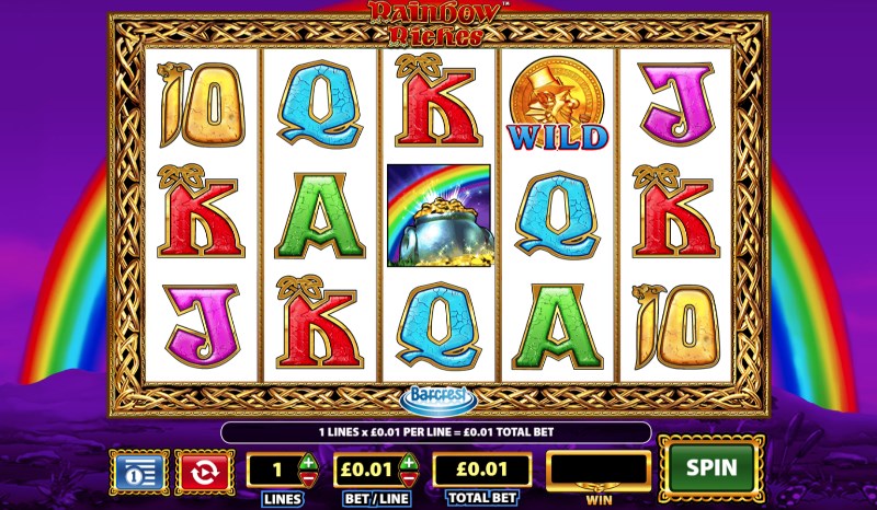 Rainbow Riches Slots Reels