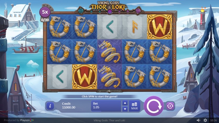 Viking Gods Slot Reels