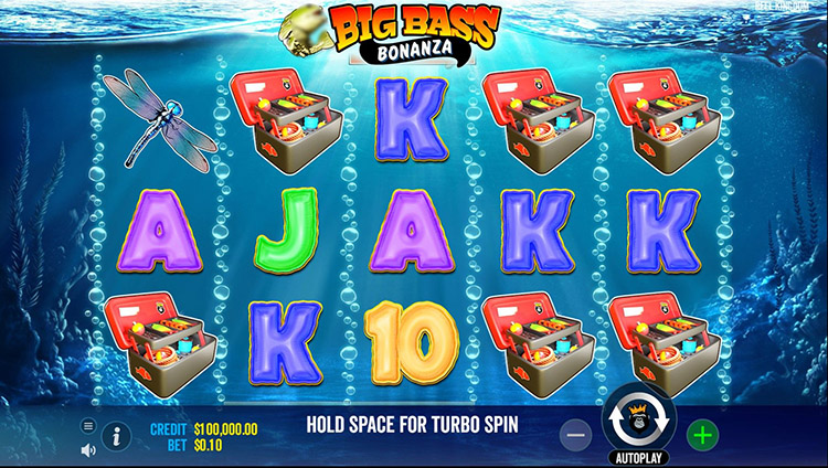 Big Bass Bonanza Slots Reels