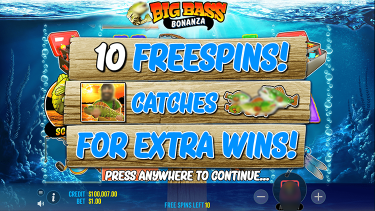 Big Bass Bonanza Slot Free Spins