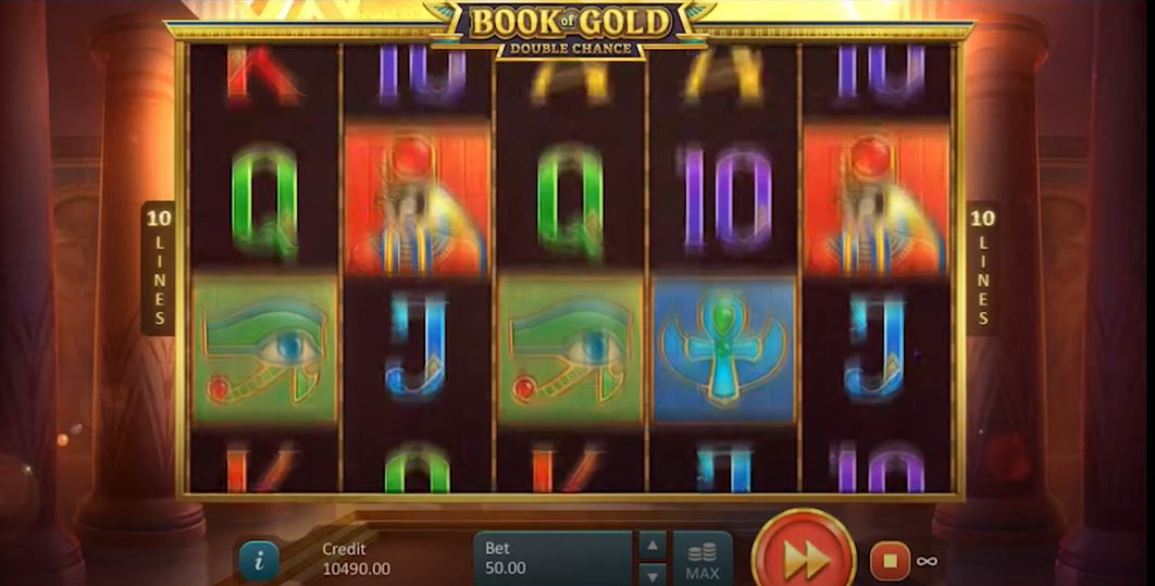 Book of Gold Double Chance Slot Gameplay