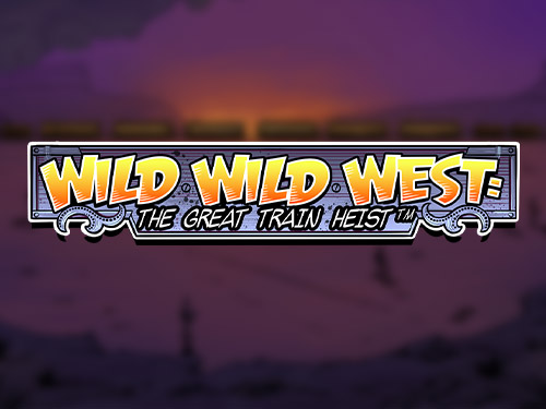 Wild Wild West: The Great Train Heist Slot Logo No Deposit Slots