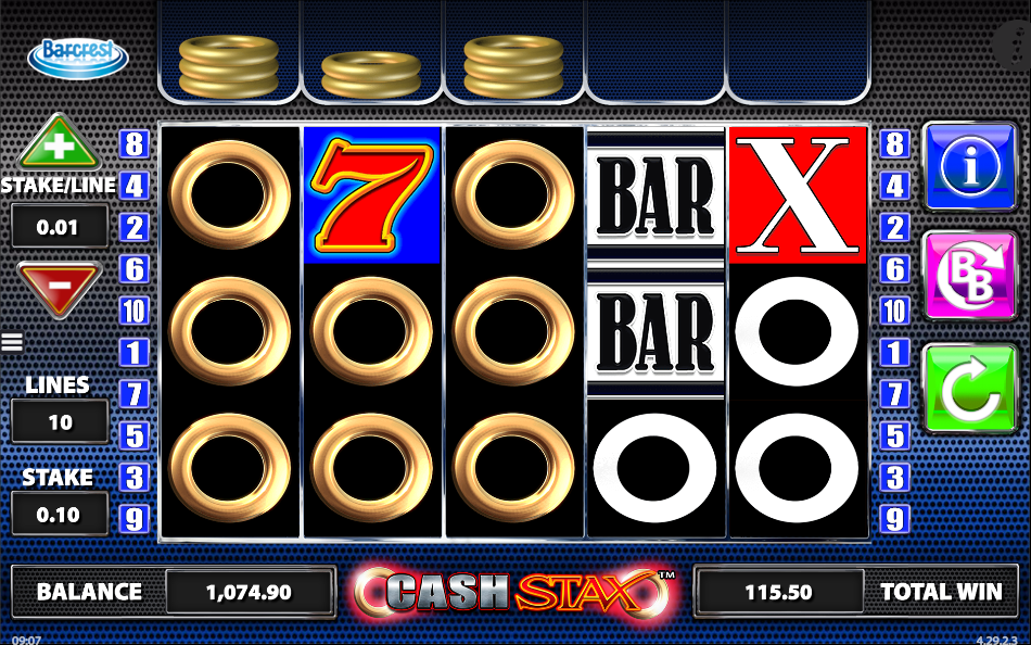 Cash Stax Slots Reels