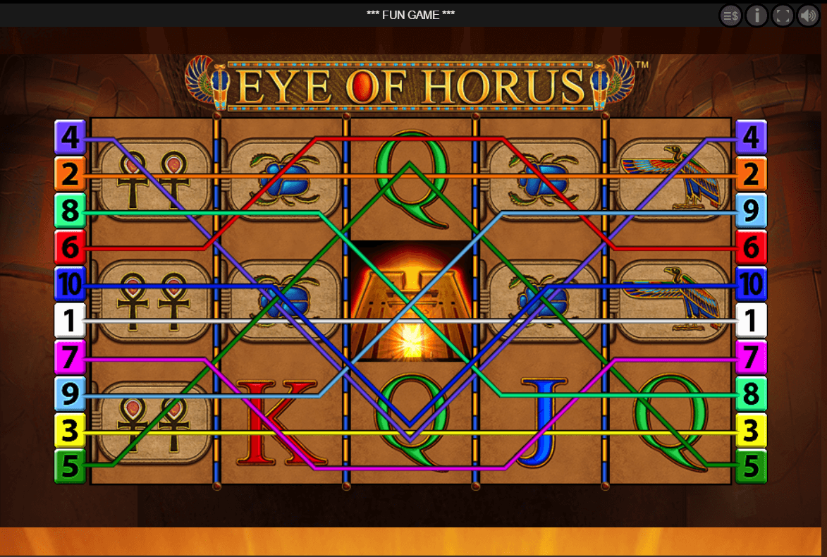 Eye of Horus Slot Gameplay