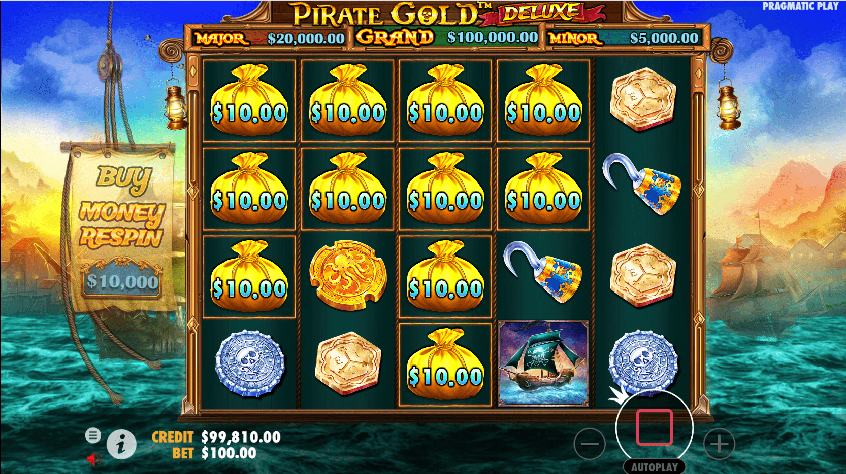 Pirate Gold Slots Gameplay