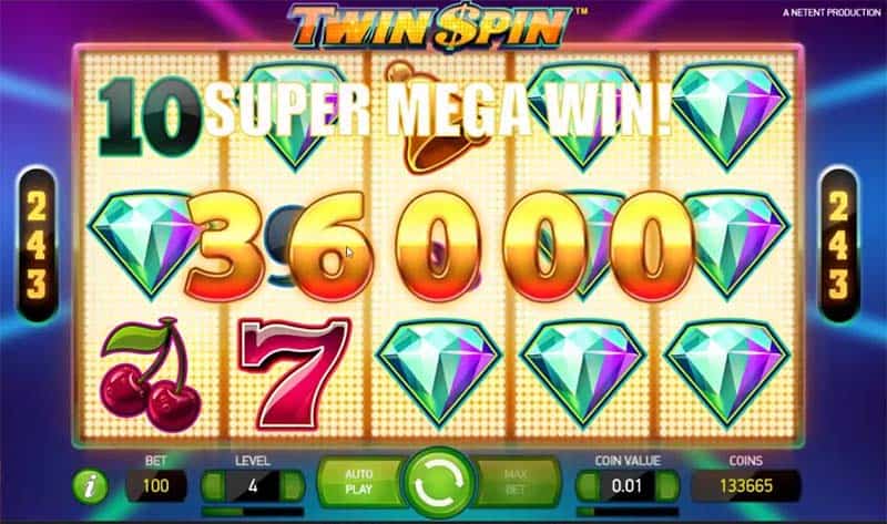 Twin Spin Slot Big Win