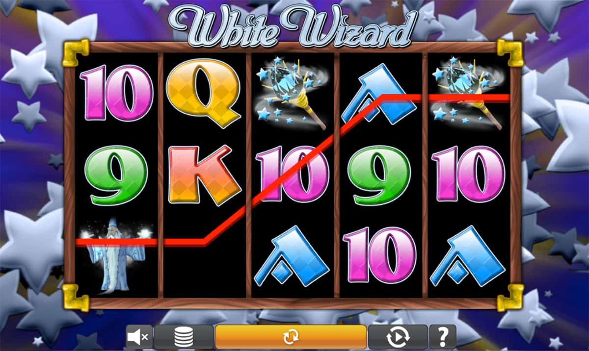 White Wizard Slot Reels