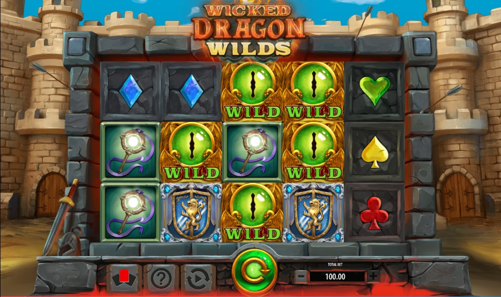 Wicked Dragon Wilds Mega Drop Slots Wilds